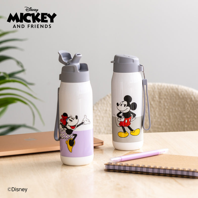 Disney Insulated Drink Bottle With Straw 510ML - Minnie Mouse