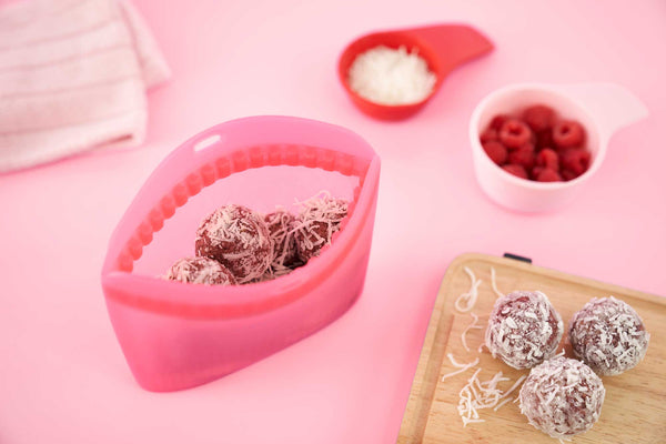 Raspberry Coconut Energy Balls