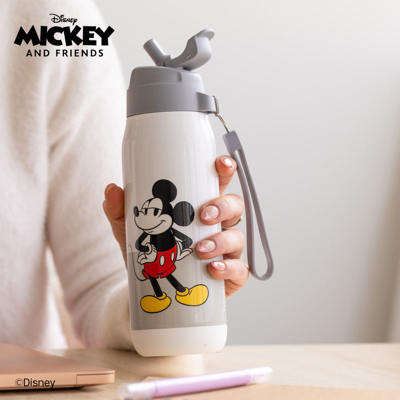 Disney Insulated Drink Bottle With Straw 510ML-Mickey Mouse