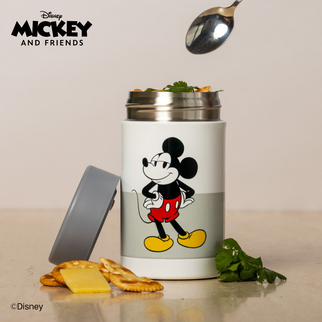 Disney Insulated Food Storage Jar 530ML Mickey Mouse Tupperware Australia