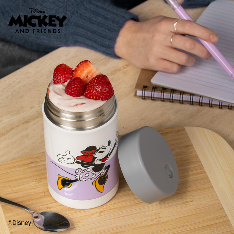 Disney Insulated Food Storage Jar 530ML - Minnie Mouse