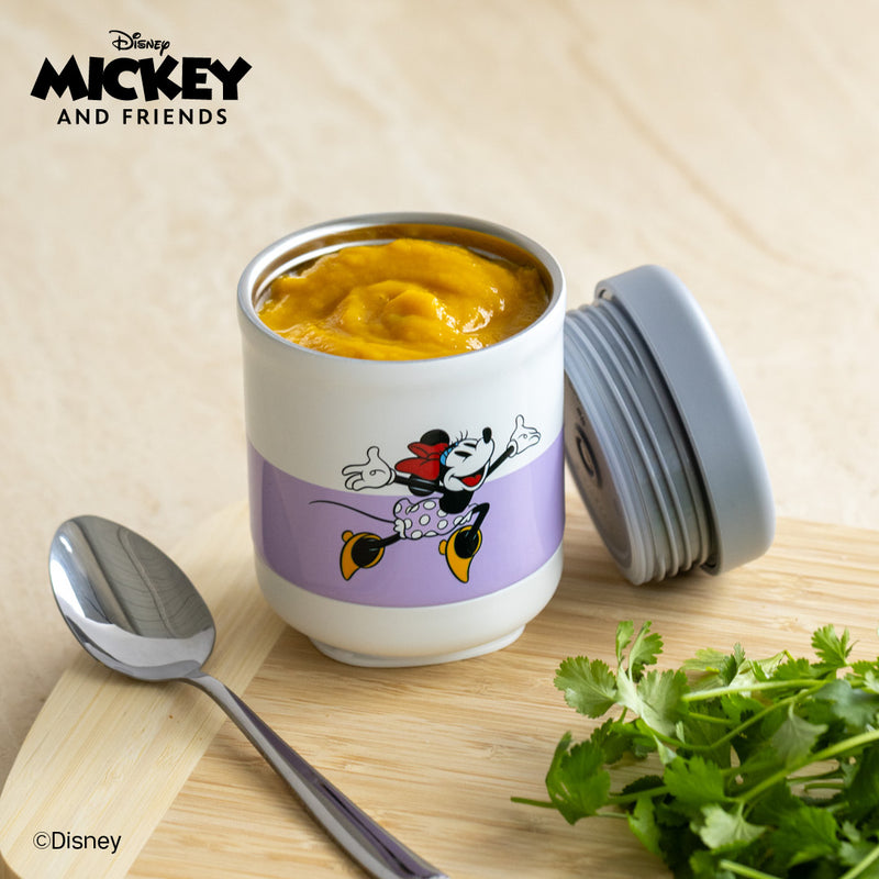 Disney Insulated Thermal Stackable Food Container 235ML - Minnie Mouse