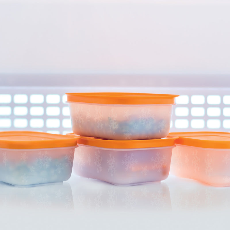 FREEZER KEEPER SMALL LOW - FREEZER CONTAINERS (4 PACK)
