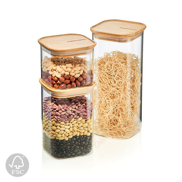 BAMBOO FILL JARS SET Tupperware Australia
