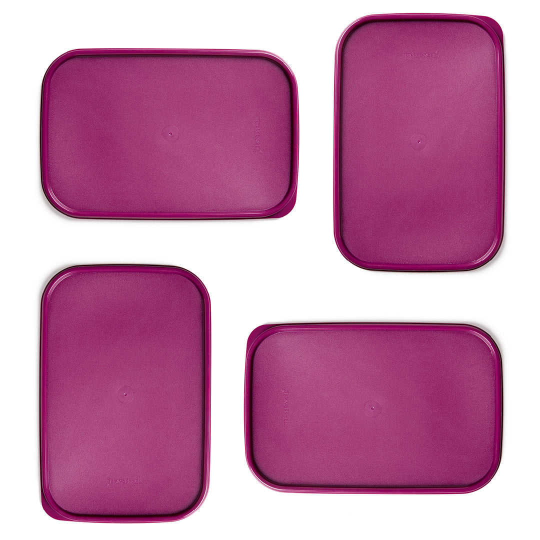 MM RECT SEAL RHUBARB SET Tupperware Australia