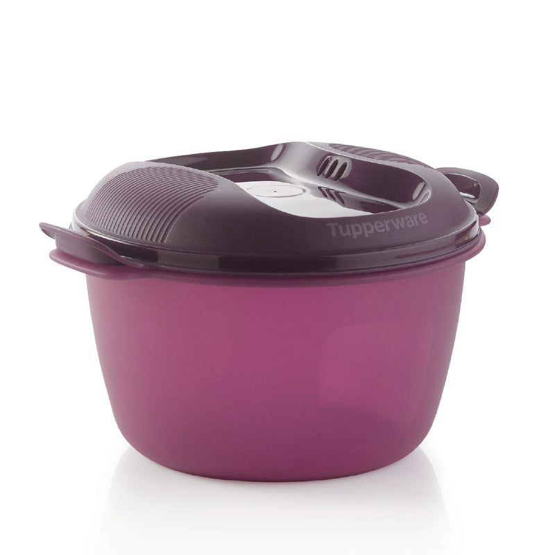 Tupperware Microwave Rice Cooker Purple - Large 3L/12 cup